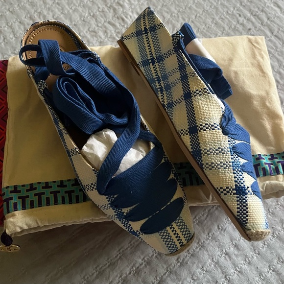 Tory Burch Florence lace up espadrilles - Picture 7 of 9